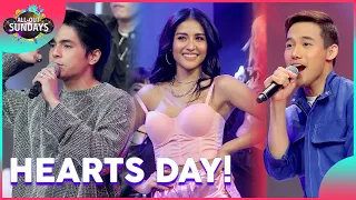 Happy hearts day from the sweetest Kapuso love teams! | All-Out Sundays