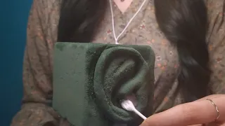 ASMR | Floral Foam Ear | Scratching , Cupping, Rubbing | No Talking