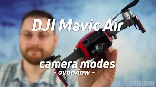 DJI Mavic Air camera settings overview