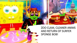 NEW ZOO CLAM, SURFER SPONGE BOB RETURNS AND CLEANER ANIMATIONS! SBS Update Premiere!