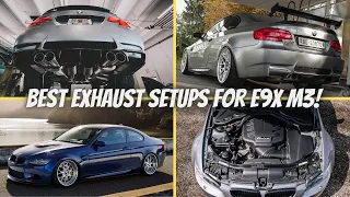 BMW E9X M3 S65 BEST SOUNDING EXHAUST COMPILATION! (E90, E92, E93 M3)