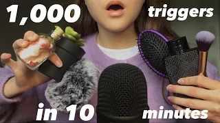 ASMR 1000 triggers in 10 minutes