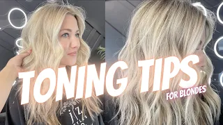 MY GO-TO TONING FOR BLONDES | JZ STYLES