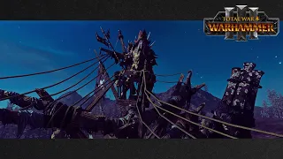 VAMPIRE COAST VS DARK ELVES : BATTLE OF THE SEA MONSTERS - TOTAL WAR : WARHAMMER III EPIC CINEMATIC