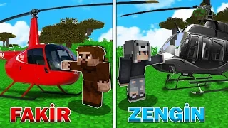 ZENGİN HELİKOPTER VS FAKİR HELİKOPTER! 😱 - Minecraft