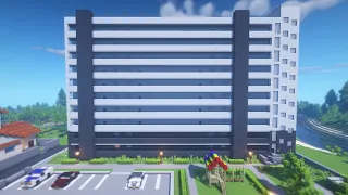 마인크래프트 건축 강좌 : 복도식 아파트 | Minecraft Tutorial : Apartment 🏠