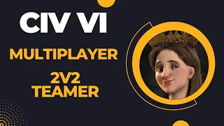 (Poland, All Out War) Civilization VI Competitive Multiplayer Ranked 2v2 Teamer