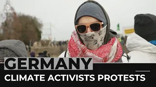 Germany mine protest: Government plans to demolish village