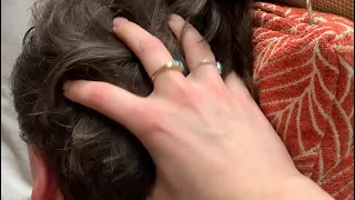 Lofi ASMR 💛 - aggressive head massage + scratching