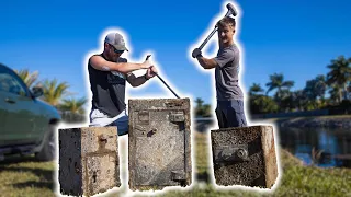 I Found 3 Abandoned Safes In A River (Whats Inside)