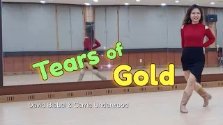 Tears Of Gold / Intermediate (Dance & Teach) - Line Dance