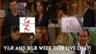 LIVE CHAT! Young & The Restless Bold and The Beautiful CBS Soap Dish Recap Week 11/28/22