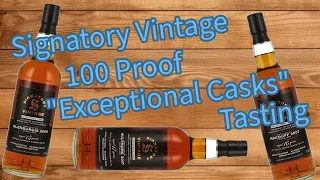 Signatory Vintage 100 Proof "Exceptional Casks" Tasting | Livestream