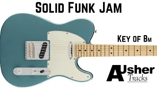 Solid Funk B minor Backing Track | Guitar Backing Track