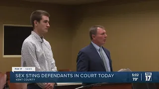 Sex sting defendants make 1st court appearance