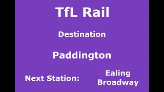 Elizabeth Line onboard announcements (TfL Rail) Reading-Paddington + COVID (Emma Hignett)