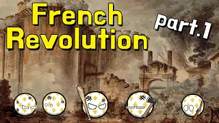 French Revolution in a nutshell pt.1 - Countryball animation