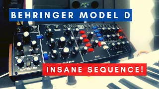 Behringer MODEL D - INSANE SEQUENCE! - NO TALK (HD)