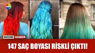 Rengarenk saç boyalarına dikkat!