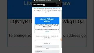 free-litecoin.com payment proof 2 | Earn litcoin for free | 0.020000 litoshi withdrawal proof