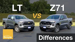 2023 Chevy Colorado LT vs Z71 | Side by Side Trim Comparison!