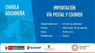 Importación Vía Postal y Courier