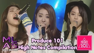 Produce 101 High Notes Compilation