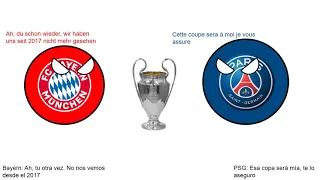 Final Champions League 2019-2020 Bayern vs PSG (Countryballs)