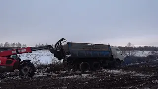 БУКСАНУЛ И ЧУТЬ НЕ УЛЕТЕЛ В ОВРАГ