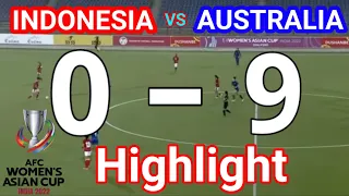 🔴 Highlight Babak Pertama INDONESIA vs AUSTRALIA AFC Women's Asian Cup 2022