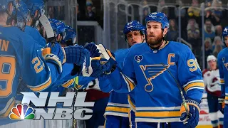 Ryan O'Reilly caps off 4-point night with hat trick for Blues vs. Avs | NBC Sports