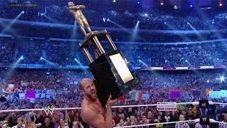 WWE WrestleMania 30 Cesaro wins Andre the Giant Battle Royal