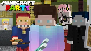 MINECRAFT PARTY CHAOS MIT BASTIGHG, LETSHUGO, STEGI & CASTCRAFTER