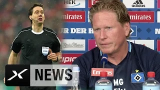Markus Gisdol zu Schiri-Ansetzung: "Unangebracht" | Hamburger SV - VFL Wolfsburg 2:1