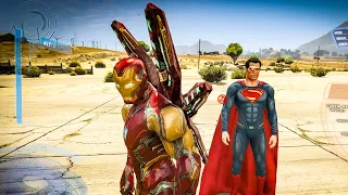 Iron Man vs Superman - GTA 5 Iron Man mod - CocoBibu