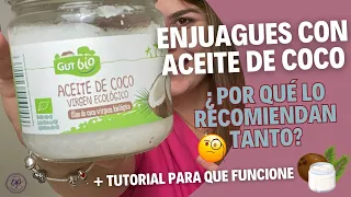 Cómo hacer ENJUAGUE BUCAL con ACEITE de COCO 🦷🥥 y obtener sus MEJORES BENEFICIOS ✅