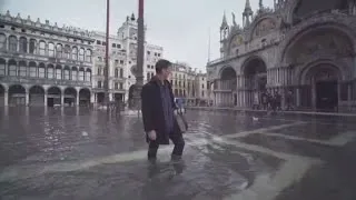 Sirens warn of a coming flood in Venice