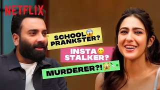 @AnubhavSinghBassi  & Sara Ali Khan: School Pranks, Guilty Pleasures & #MurderMubarak!😱