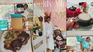 #weeklyvlog UNBOXING I NEW AIRFRYER l BABY ESSENTIALS l LUNCH W/A FRIEND I FOOD