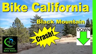 20 Minute Virtual Bike Ride | ***Bike Crash** | Black Mountain | California | Indoor Cycling Workout