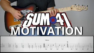 SUM 41 - MOTIVATION | Guitar Cover Tutorial (FREE TAB)