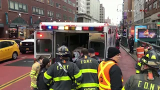 Woman Pushed into Subway Tracks