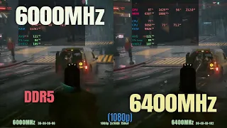 DDR5  6400 vs 6000 - Ryzen