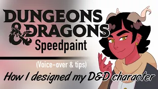 Creating a D&D Character - Tips and Design Ideas! | #SWPOM SPEEDPAINT February 2021