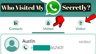 Find Who Secretly Visited Your WhatsApp Profile | Updated Way