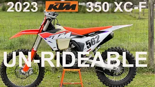 2023 KTM 350XCF HONEST THOUGHTS | FIRST NEW DIRTBIKE IN 12 YEARS