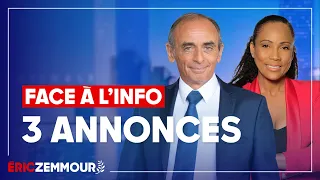 Eric Zemmour sur CNews interviewé par Christine Kelly