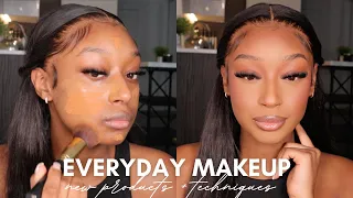 *DETAILED* UPDATED EVERYDAY NATURAL SOFT GLAM MAKEUP ROUTINE FOR WOC *Step-By-Step*