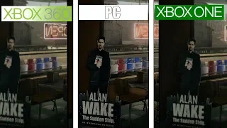 Alan Wake | 360 vs ONE vs PC 4K | Graphics Comparison | Comparativa