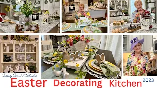 Easter Decorating Kitchen 2023  #decoratewithme #easterdecor #homedecor #decorideas #tabledecor